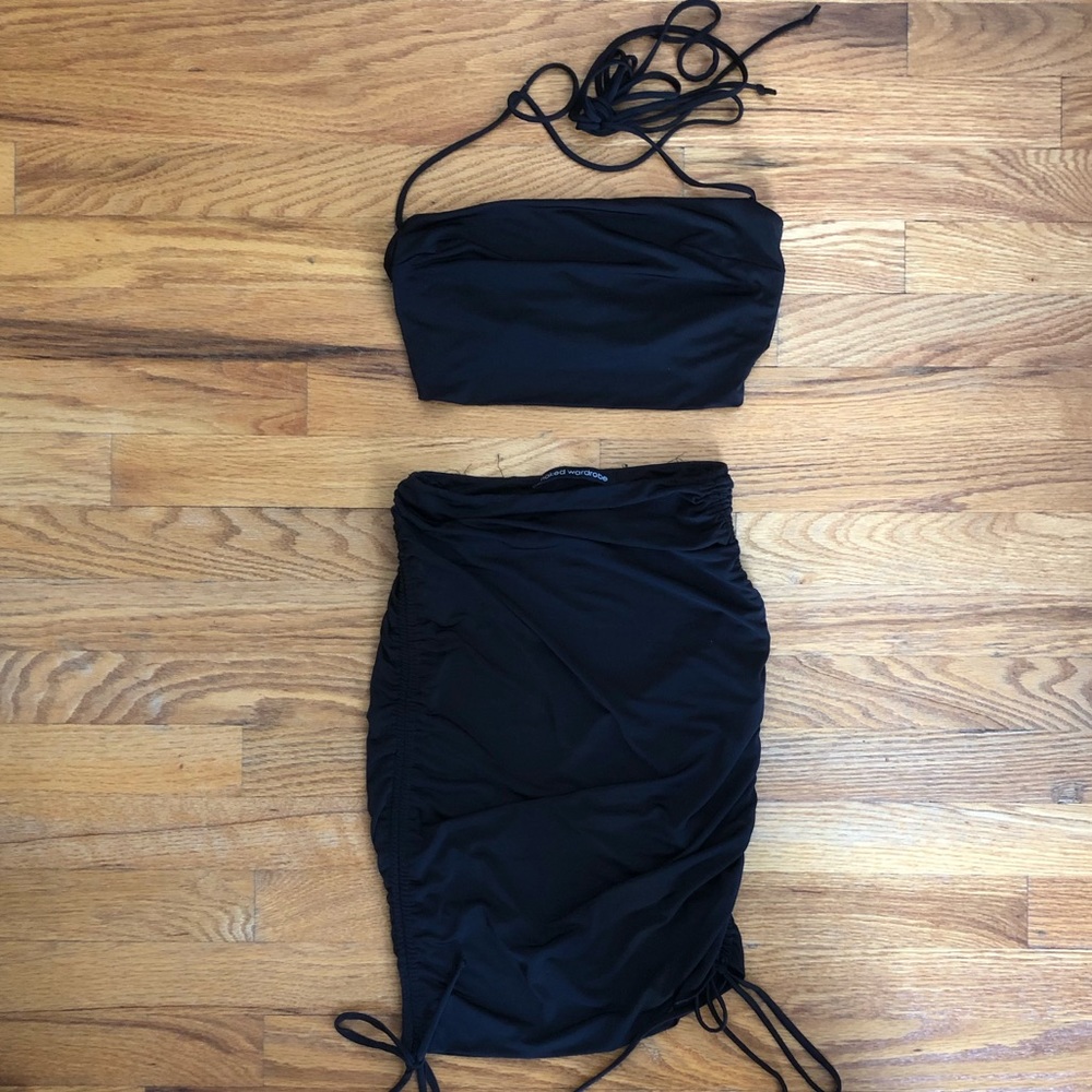 Naked Wardrobe 2 Piece Skirt Set